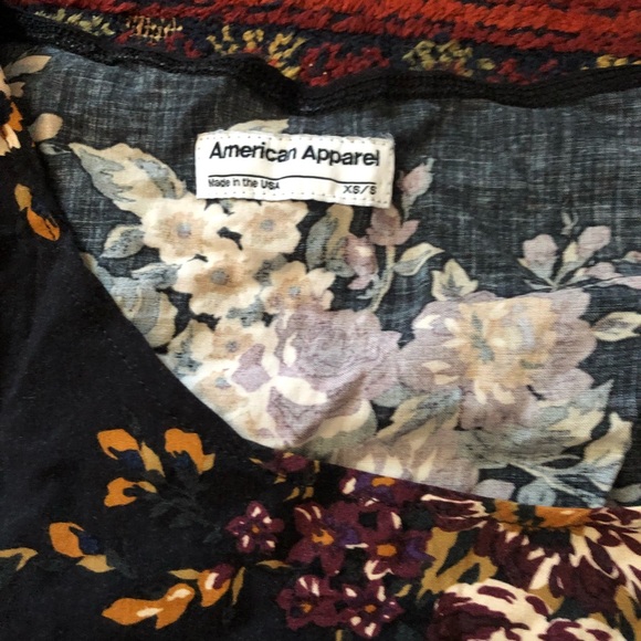 American Apparel Floral Smock Dress - Picture 2 of 2